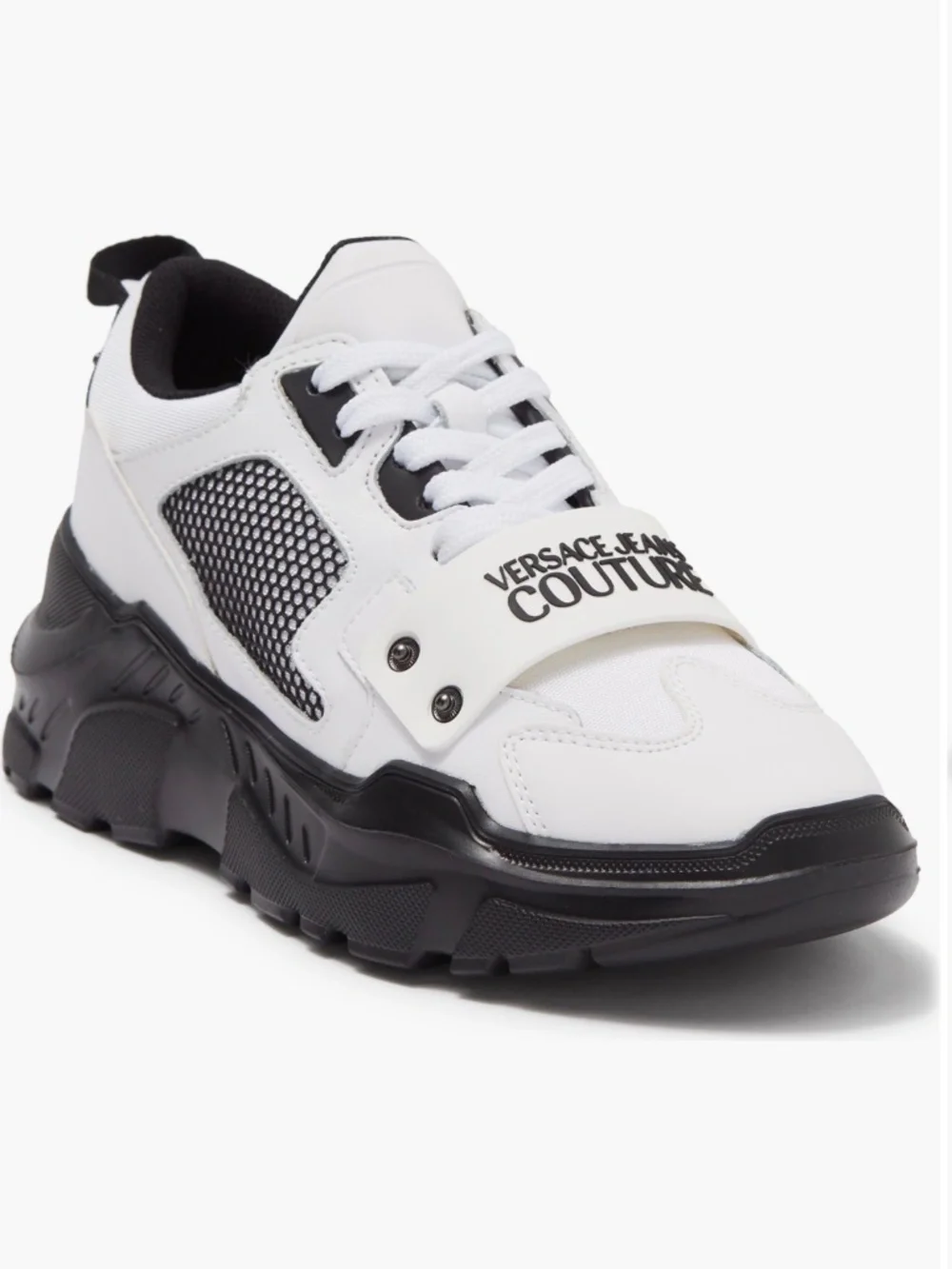 Versace Jeans Couture Speed Athletic Sneakers White/Black EU 39